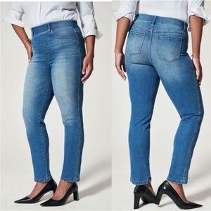 SPANX Straight Leg Pull-On Shapewear Jeans Size 2X